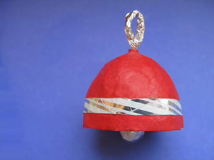 How to make a paper mache bell from a lemon