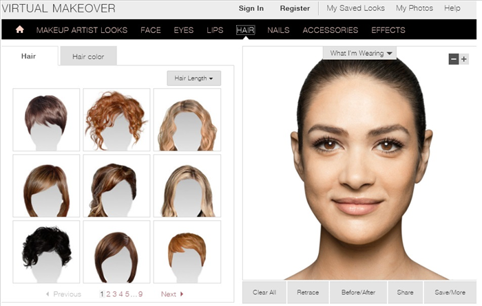 Virtualni Makeover Frizure