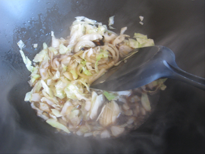 Add the chicken broth mixture and bring to a boil