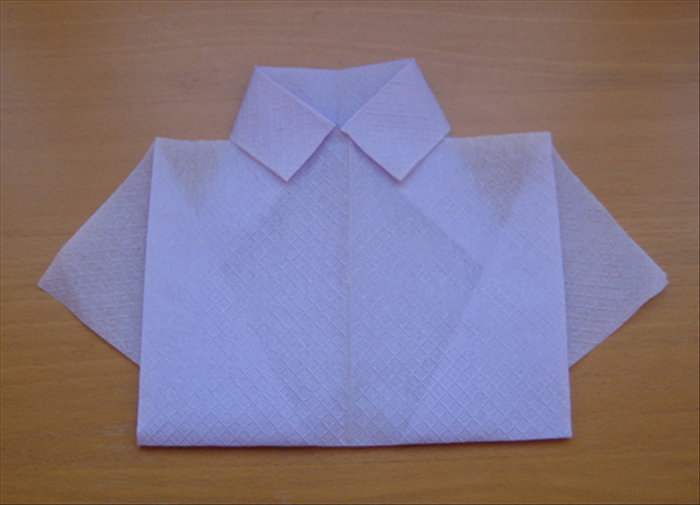 Your napkin shirt is finished!