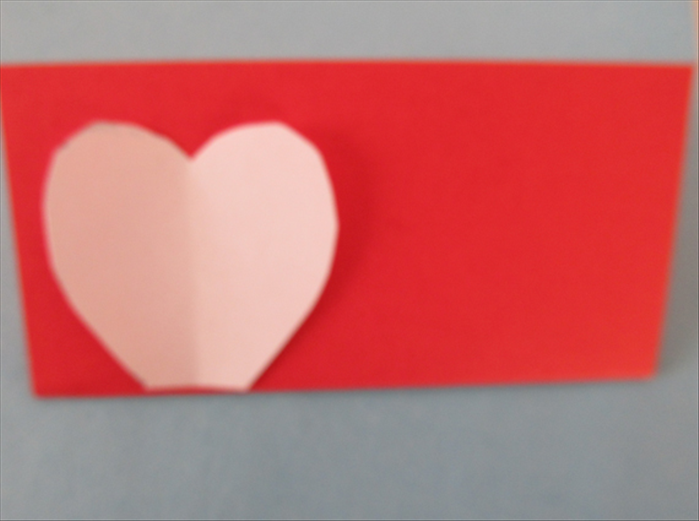 Use these heart shapes as templates to cut out 
10 large hearts and 7 small hearts
