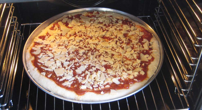 Bake 15 to 20 minutes  or when the cheese is 
bubbling and the crust is brown lightly

Bon Appetite! 