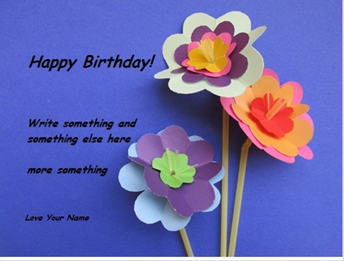 It is very easy to make an e-card with Microsoft Paint


