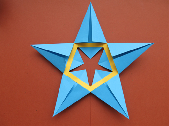 Your 5 pointed star is ready!
Enjoy
